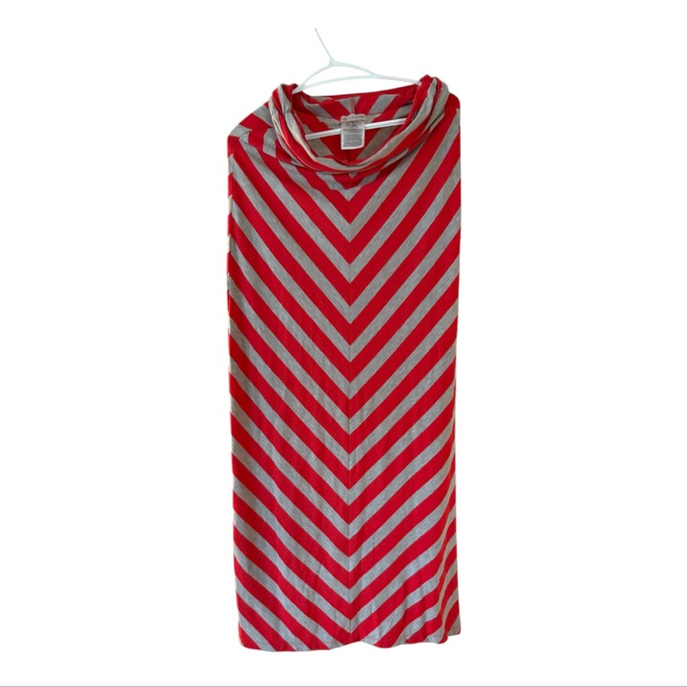 💥 Buy 2 get 1 Free 💥 Guess Pink and Gray Striped Maxi Skirt